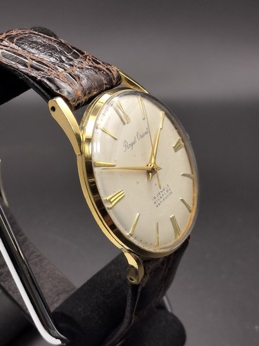 Orologio Vintage Royal Orient Antishock Top Model 14K Gold Filled Carica Manuale - Foto 5 di 15