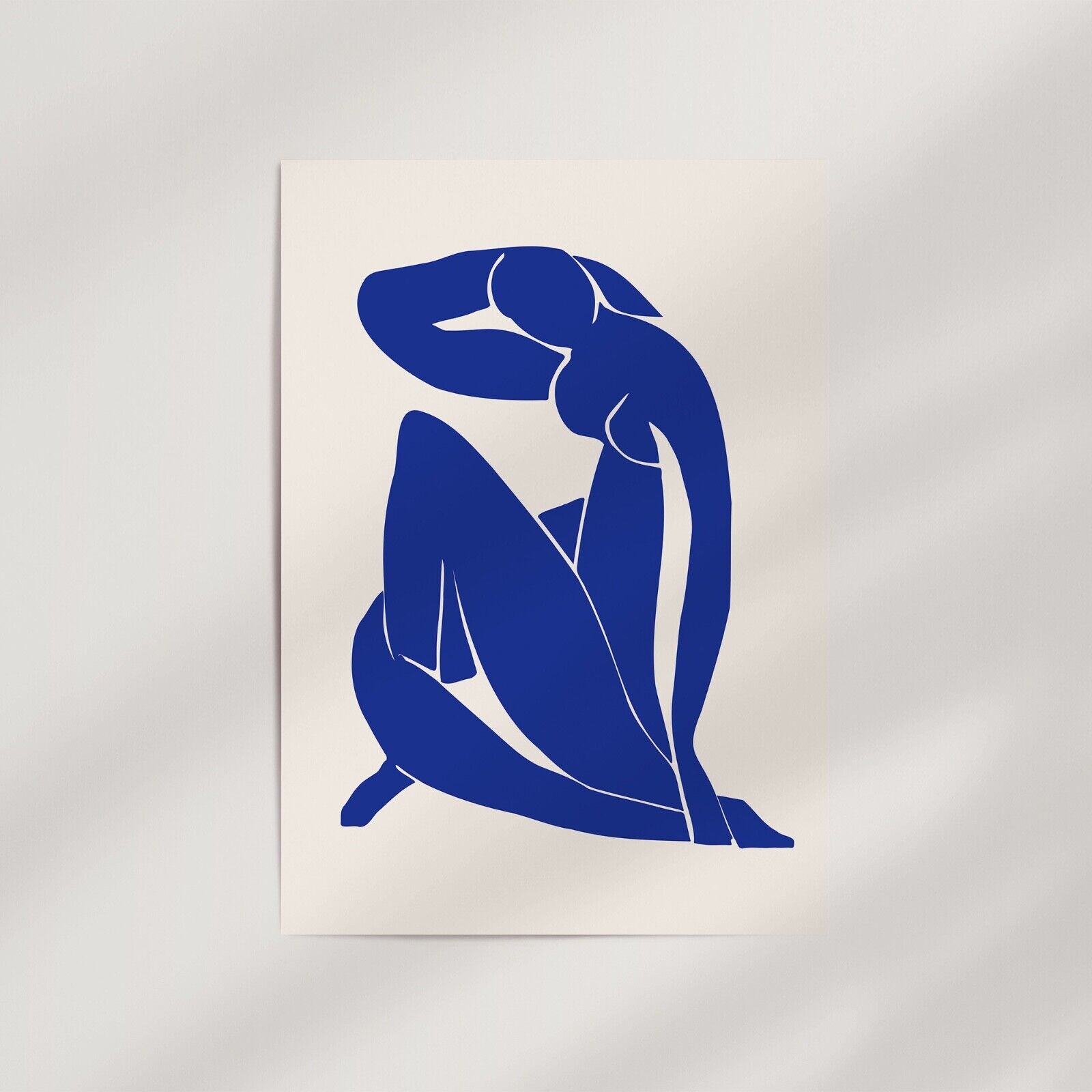 Blue Nude II by Henri Matisse (1952) Premium Wall Art Poster Print - Modernism