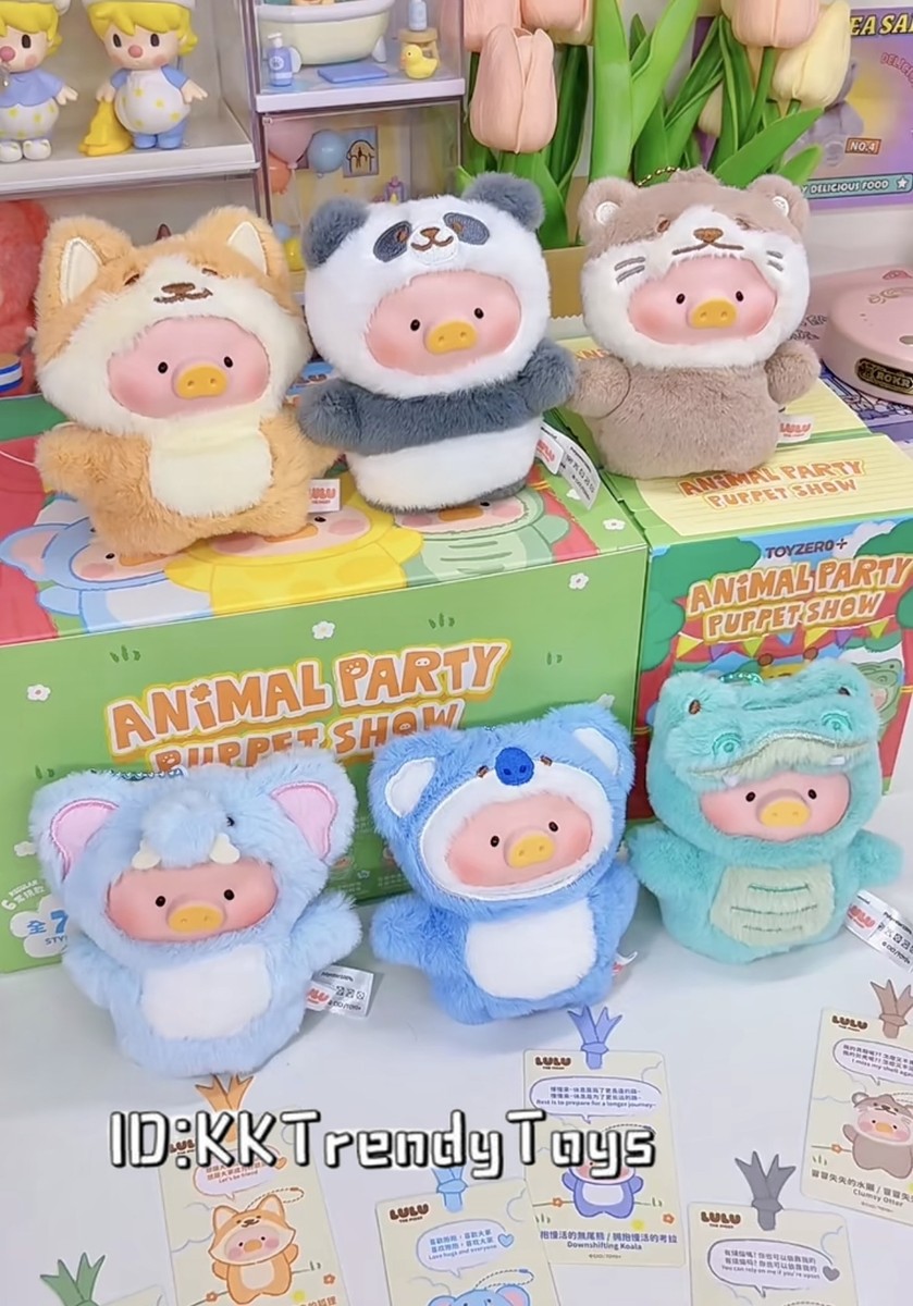 TOYZERO+LuLu ThePiggy Animal Party Puppet Show BlindBoxFigure