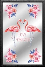 Spiegel Love Forever Mirror Wandspiegel ,Bar,Partykeller,Kneipe,30 cm