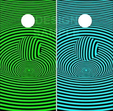 Optical Illusion Orb LAMINATED Cornhole Wrap Bag Toss Skin Decal Sticker