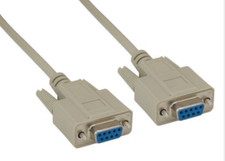 10' DB9 9 Pin Serial RS232 Extension F/F