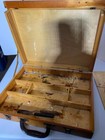 Vtg Grumbacher’s Wooden Art Supply Case. Approx 17x13x4 Original Palette +