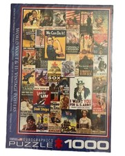 EuroGraphics World War I & II Vintage Posters 1000-Piece Puzzle 19 1/4" x 26 5/8