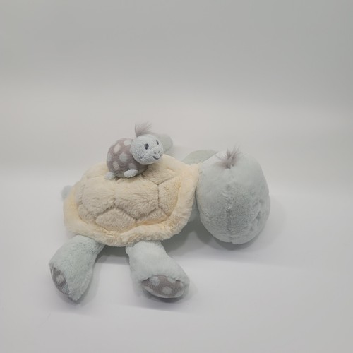 Nat & Jules Sea Turtle With Baby 10" Plush Toy Stuffed Wind Up Musical Taddles - Picture 6 of 14