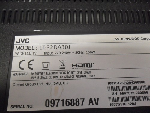 I.R. BOARD - JVC LT-32DA30J SCR: LC320WXN - Picture 3 of 3
