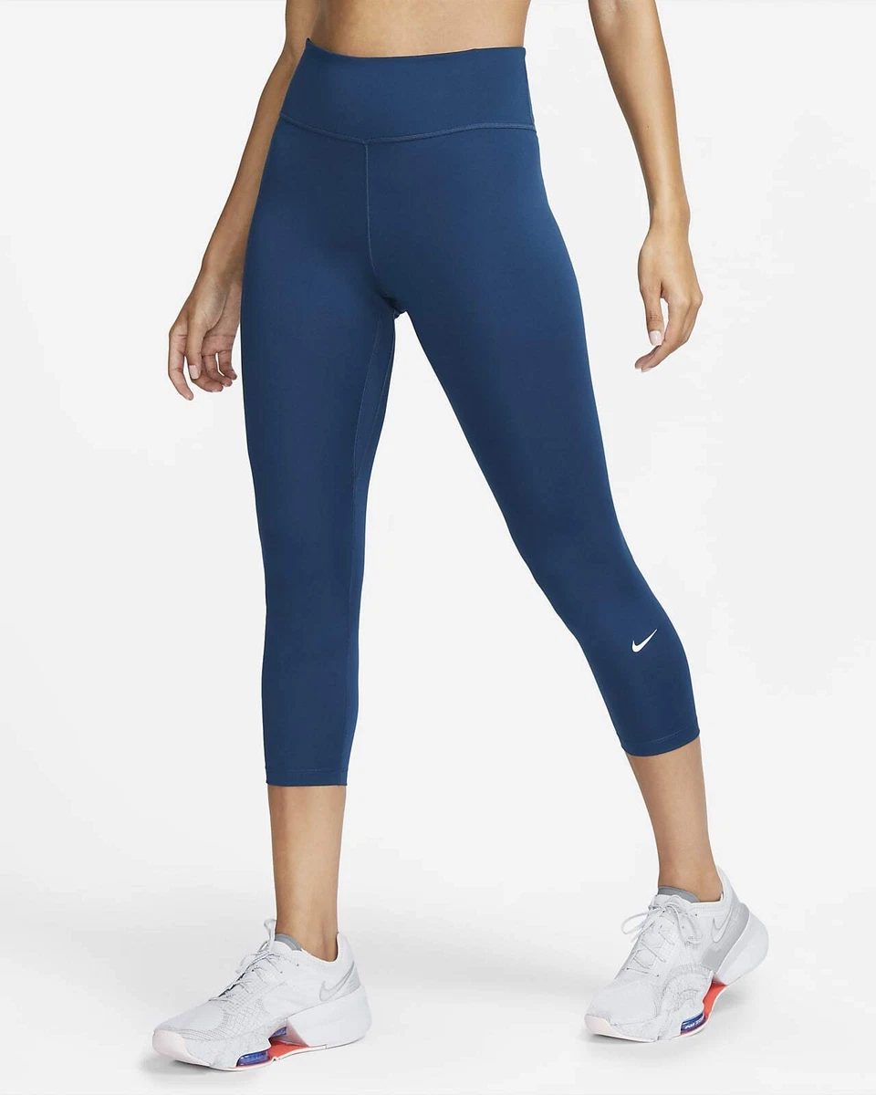 NIKE One Luxe Women's Mid-Rise Crop Length Leggings, Tight Fit