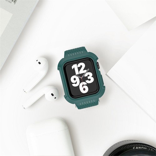 For Apple Watch iWatch Band Series 6 5 4 3 2 1 SE Shockproof Bumper Full Case - Picture 3 of 42