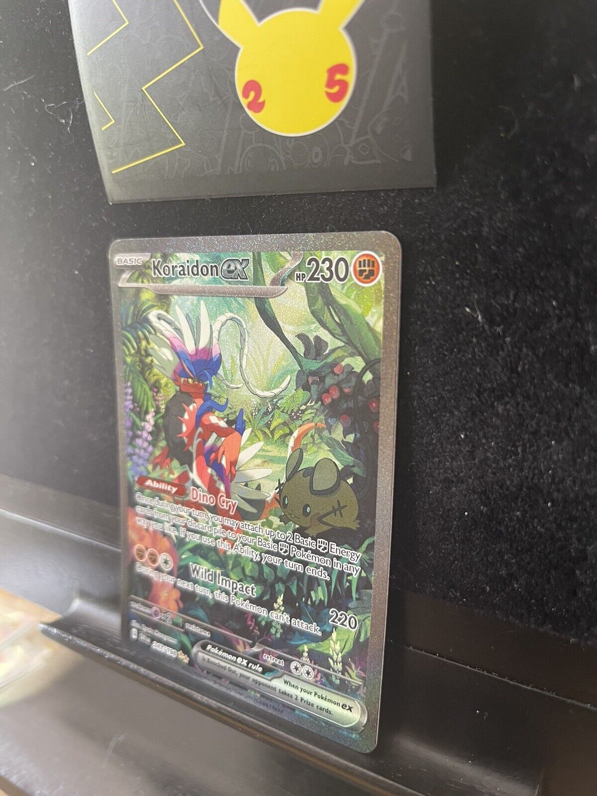 Carta 247/198 TCG Original Copag Pokémon Card Koraidon EX Full Art  Brilhante Foil Holográfico Texturizada