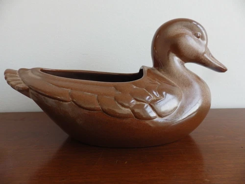 Frankoma Pottery Brown Duck 208