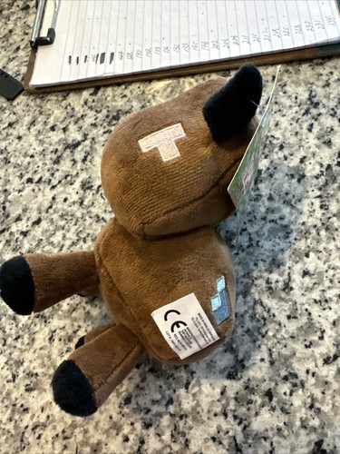 Minecraft Brown Baby Cow Plush Baby Cow Plush Toy Overworld NEW w TAGS #007 - 第 4/12 張圖片