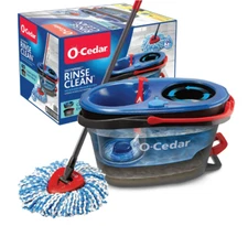 O-Cedar RinseClean™ Mop & Bucket | Clean Water System | Removes 99% of Bacteria
