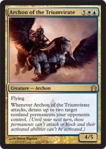 Archon of the Triumvirate - Foil x1 - Return to Ravnica - NM-Mint, English - Ret