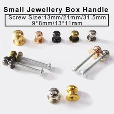 Small Handles Pull Door Knobs For Box Cabinet Chests Case Drawer 9*8mm/13*11mm