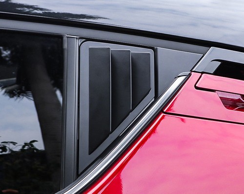 For Toyota C-HR 2016-2020 -2022 Matte Black Rear Window Shutter Cover Trim - Bild 12 von 12