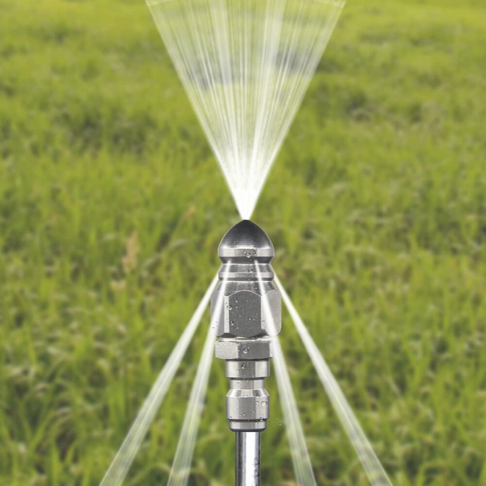 3 PCS For Sewer Jetter Rotary Nozzle 1/4 In Pressure Washer Hose Quick