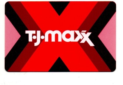 Maxx Red X Design Gift Card No Value Collectible