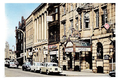 ptc9994 - Yorks - Early St.Sepulchre Gate E. The Elephant Hotel Donc'. print 6x4