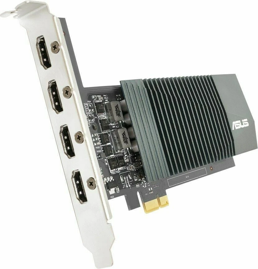 ASUS GeForce GT 710 2GB Graphics Card - 4 x HDMI Slots & 4 Different Displays ! - Image 4 of 4