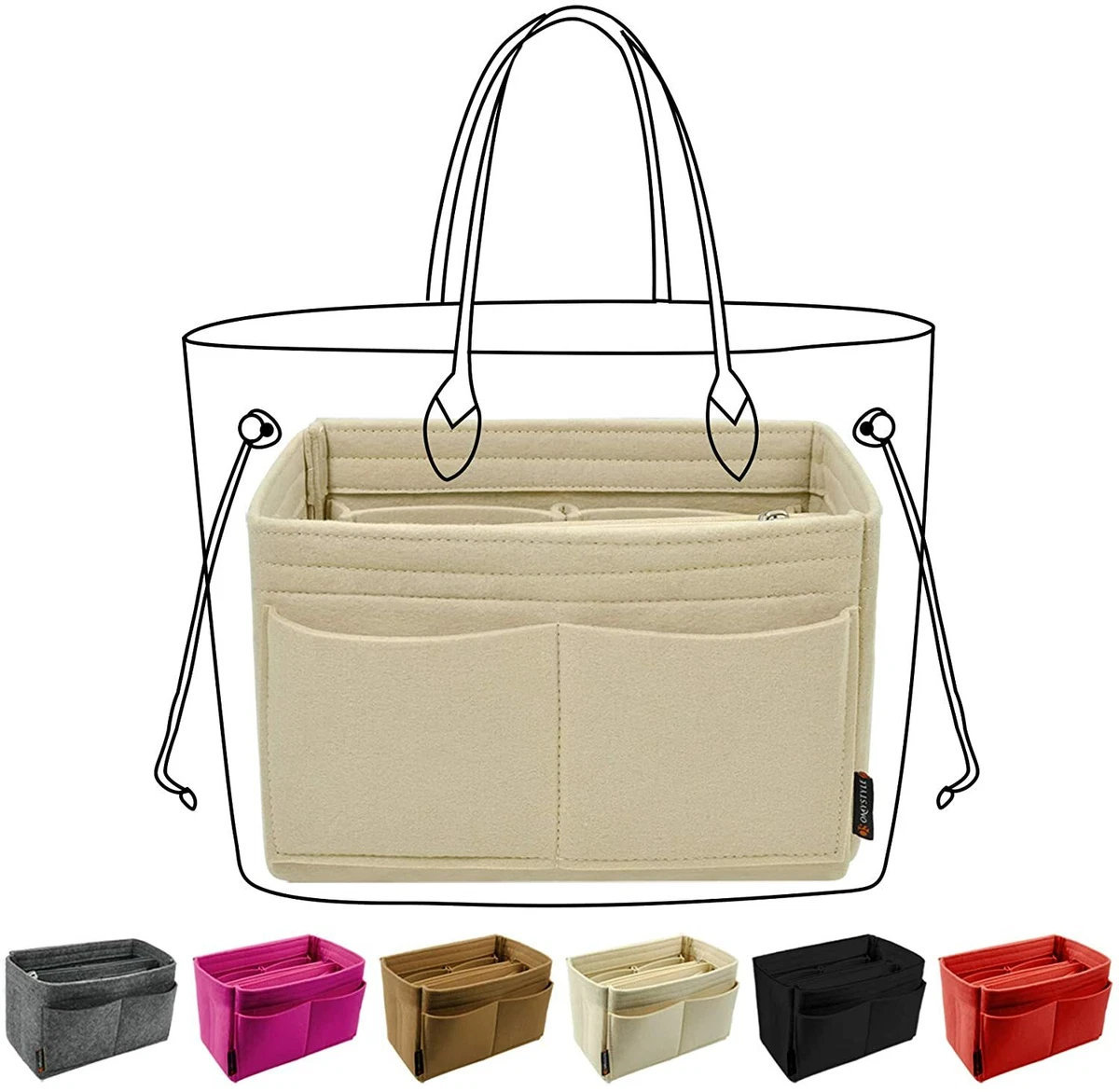  Exclusive Purse Organizer Insert Bag Organizer For