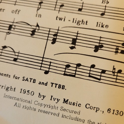 Vintage Sheet Music 1950 The Halls of Ivy Henry Russell Vick Knight - Picture 4 of 5