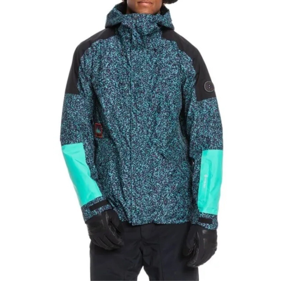 Quiksilver GORE-TEX PRO ジャケット XLサイズ Quiksilver High Altitude GORE-TEX Green Purple Snow Jacket