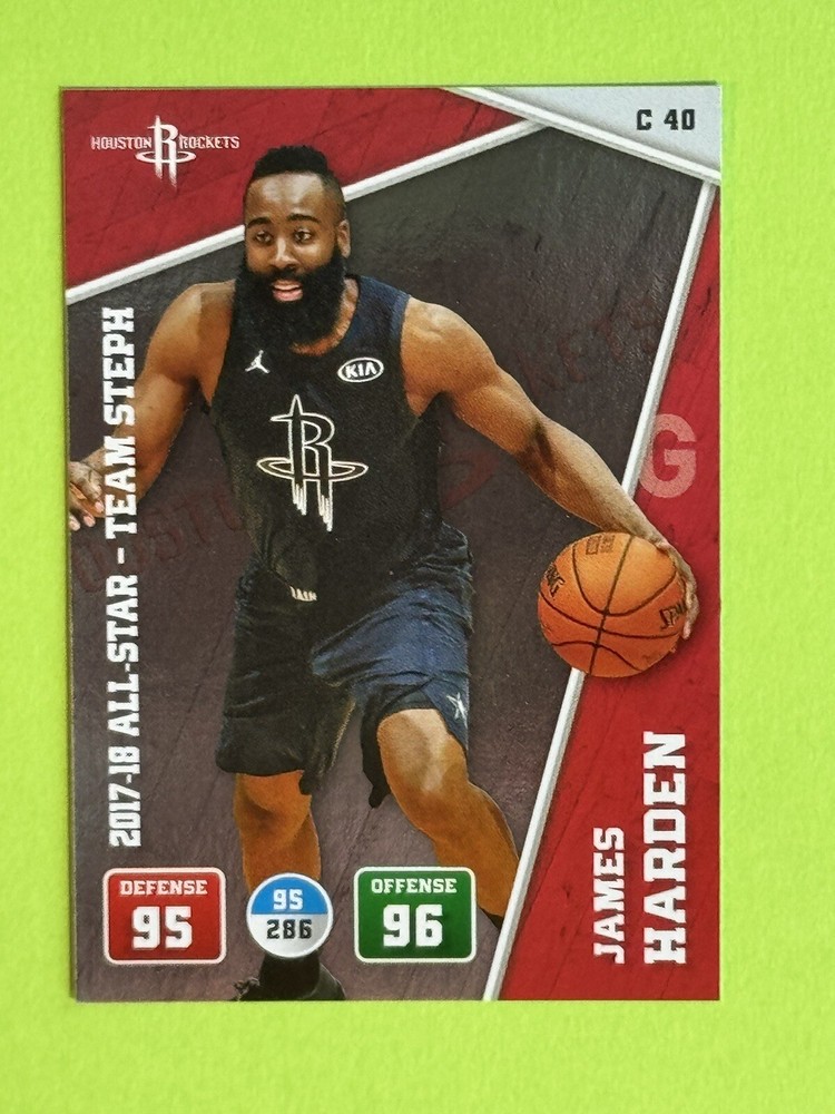 James Harden All Star Team 2018-19 NBA Panini Adrenalyn XL Rare Italy