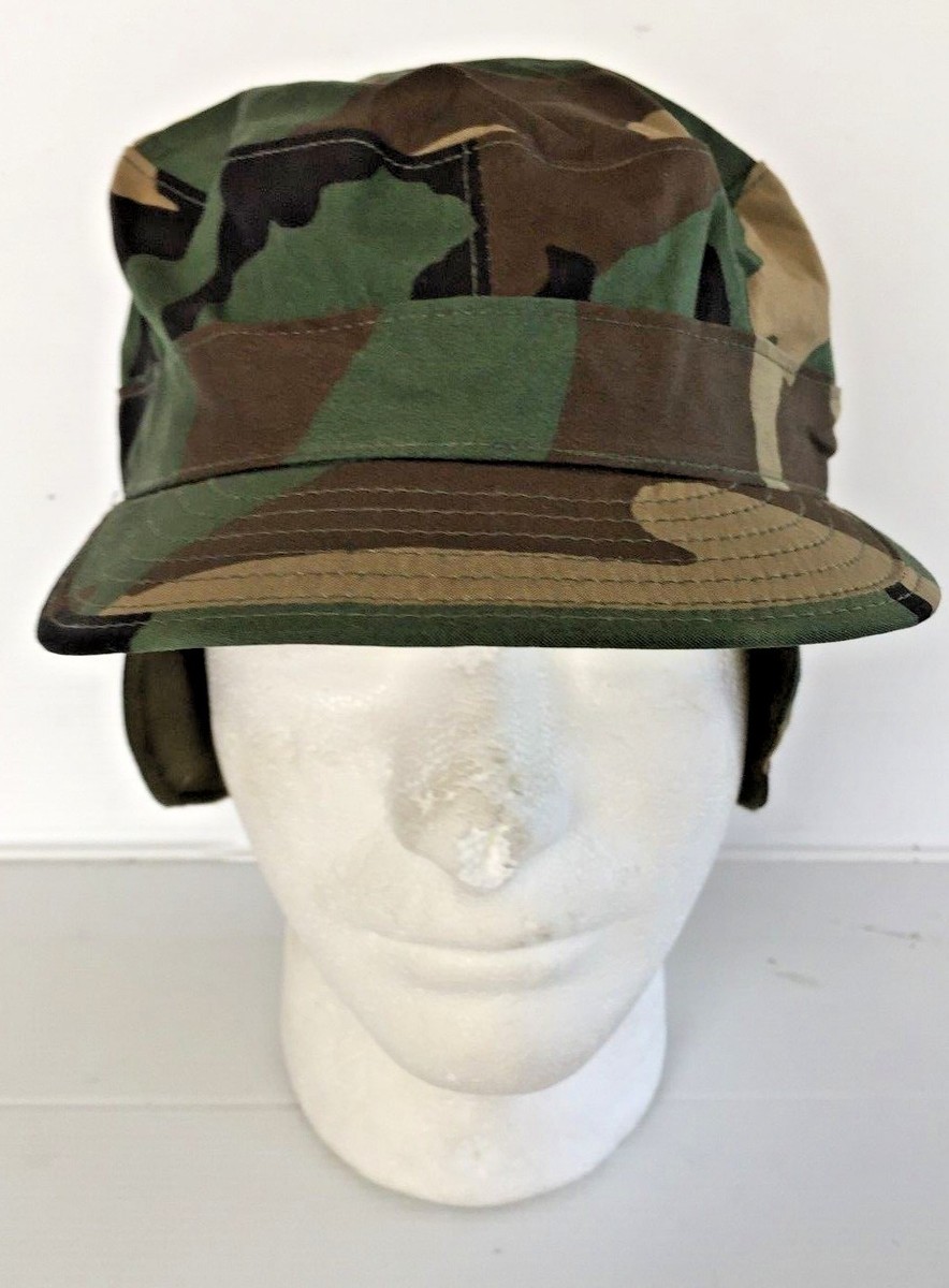 UNISSUED USGI WOODLAND CAMO BDU RANGER COMBAT PATROL CAP