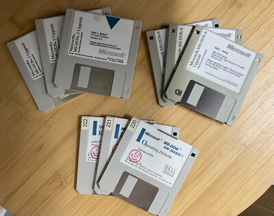 Microsoft MS-DOS5 and 6 Operating System Upgrade 3.5 . Bonus: MS-Dos GW-Basic