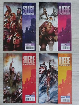 SIEGE EMBEDDED ISSUES #1 - #4 FULL SERIES BUNDLE 2010