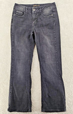 Riders By Lee woman's size 8p Premium jeans Black Denim cotton blend