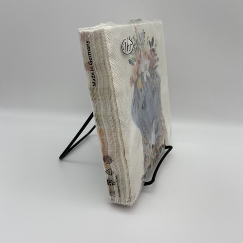 Paper Napkins Silver Labrador Weimaraner Lunch 20count 3ply by IHR Floral Dog - Picture 2 of 8