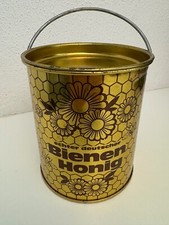 Alter Blech Kübel Bienenhonig Honig Dekoeime...