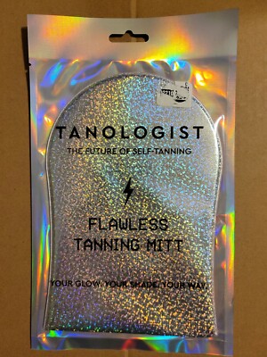Tanologist Sunless Flawless Self Tanning Mitt Silver, 1ct SEALED NEW 