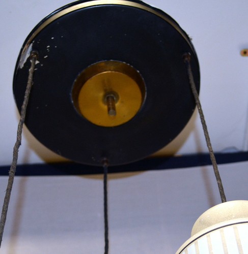 ANTICO LAMPADARIO CASCATA VETRO 1960 DESIGN STILNOVO VENINI MURANO VETRO ACIDO - Foto 5 di 8