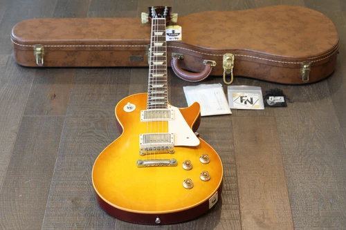 MINTY! Gibson Custom 1960 Les Paul Standard Reissue VOS Lemon Burst + COA OHSC
