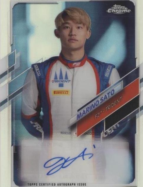 2021 Topps Chrome Formula 1 - Marino Sato #CA-MSA - 1 of 1