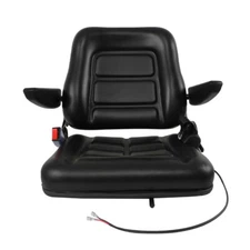 Universal Folding Seat For Tractor And Forklift With Slide/ Armrest/ Seatbelt