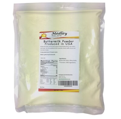 	Buttermilk Powder Produced in USA Bread Waffle Biscuit Pancake Ice Cream 2 L...