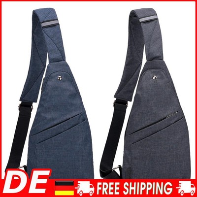 Mens Small Waist Bag Adjustable Strap Anti Theft Chest Bag Mini Shoulder Bag