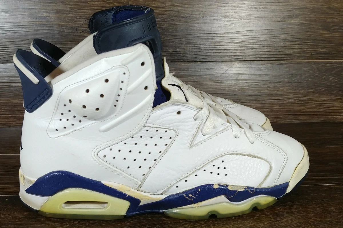 Navy blue jordan best sale 6