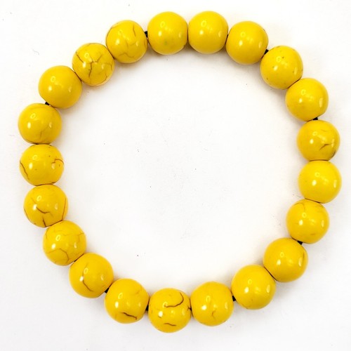 Web Magnesite Turquoise Stretch Bracelet 7.5" Bead 4mm 6mm 8mm 10mm 12mm Pink - Picture 99 of 113