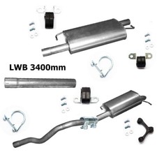 Komplett Auspuff 3-teilig +Anbausatz für VW California T5 Camper BUS Multivan V
