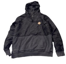 Volcom Mens Pullover Hoodie Sweater. Sz Large Black. With Front Pockets