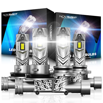 NOVSIGHT 9005 H11 Combo LED Headlight Bulbs Kit Conversion Kit High/Lo Beam Lamp