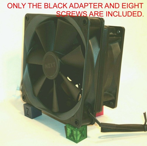 120mm na 92mm WENTYLATOR OFFSETOWY WYŚRODKOWANY Adapter Konwerter Zmiana PC Case Mod Custom - Zdjęcie 8 z 12