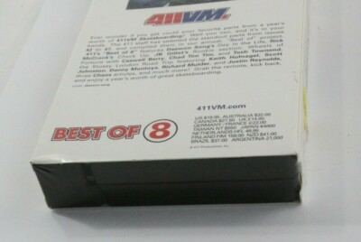 411 Skateboarding Video Magazine 411VM BEST OF 8, VHS from 2000