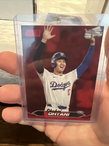 Shohei Ohtani-Red Foil-2024 Topps Stadium Club-Dodgers