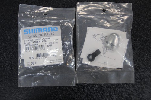Shimano Ultegra ST-6500 Front Cover & Left Name Plate Y6BS98040 NOS
