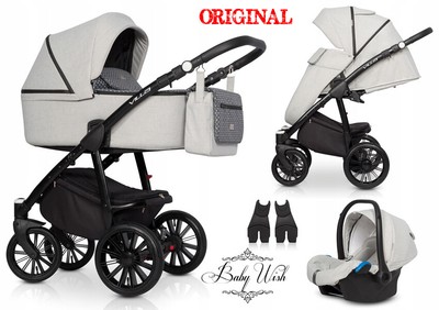 RIKO VILLA BABYWAGEN 3in1 Kinderbett + Kinderwagen + Autositz + KOSTENLOSE EXTRAS!!!